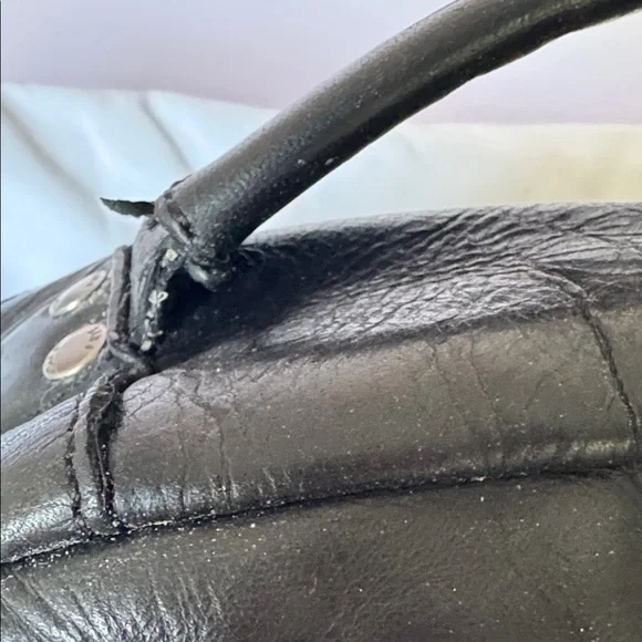 Frye Logan Black Leather Backpack - Picture 6 of 13